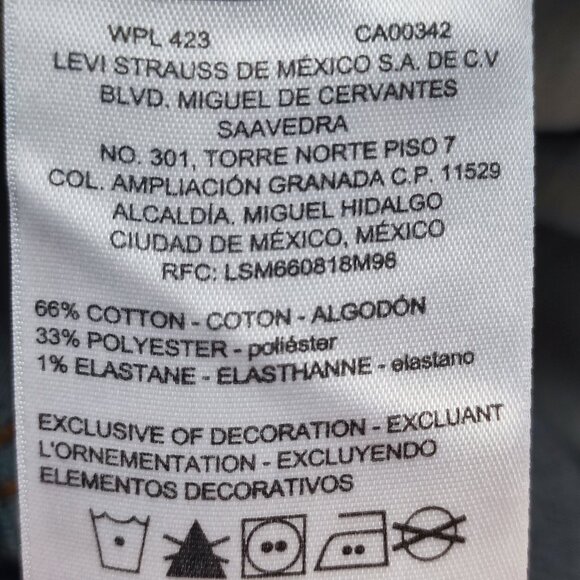 Signature by Levi Strauss jeans women's size W30L32 denim blue mid-rise straight - Picture 8 of 15